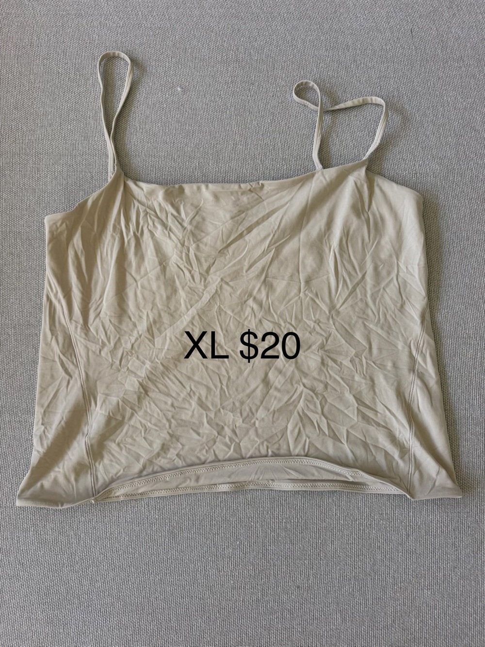 lululemon athletica Beige Spaghetti-Strap Cami Top